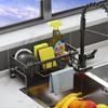 1pc Kitchen Sink Storage Rack Kitchen Sink Organizer with Window-View - Modern Storage Solution for Bathroom and Kitchen Utensils