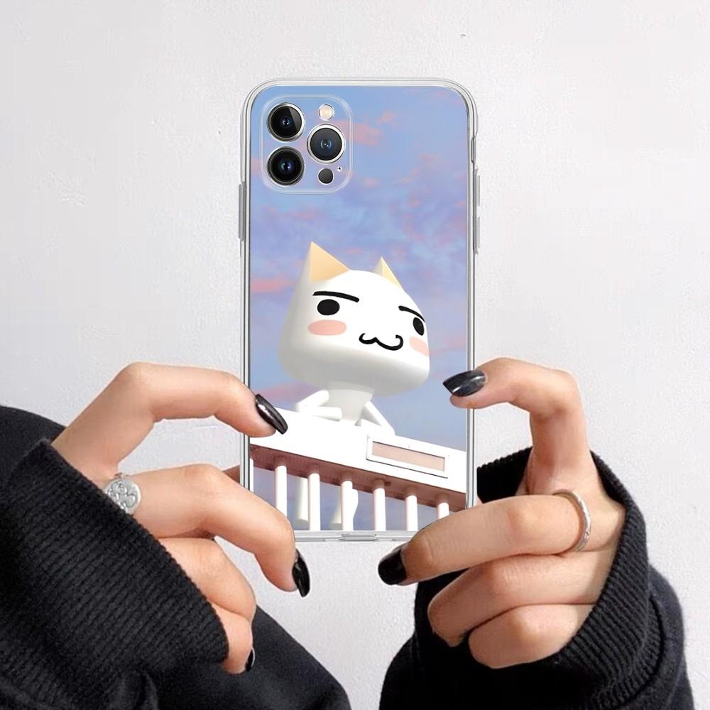 Inoue Toro CUTE Cat Phone Case for iPhone 16 15 8 7 6 6S Plus X SE XR XS 14 11 12 13 Mini Pro Max Mobile Case