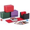 Card Deck Box Carrying Case with Airtight Lock Cover Large Capacity Durable
