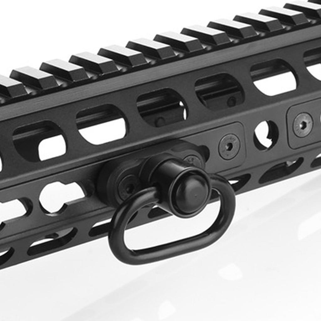 Sling Swivel Mount Quick Detach Sling Attachment with Push Button Quick Release Sling Swivel Mount Adapter Easy To Use