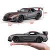Bburago Dodge Viper SRT 10 ACR серый мини-автомобиль литой автомобиль полный продукт GY 1/24 18-22114