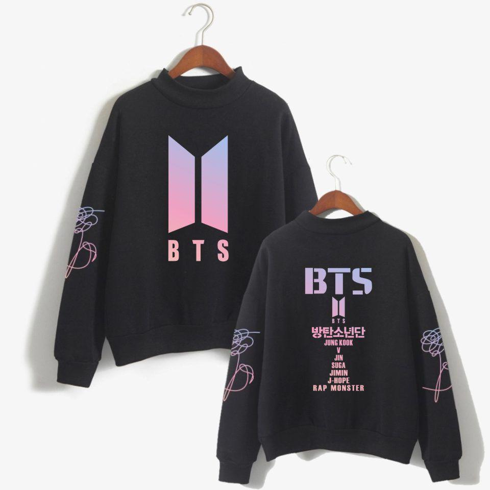 Bts Kpop Свитер In Bloom Унисекс Худи Jung Kook Bangtan Boys Стильный Удобный Смесь хлопка