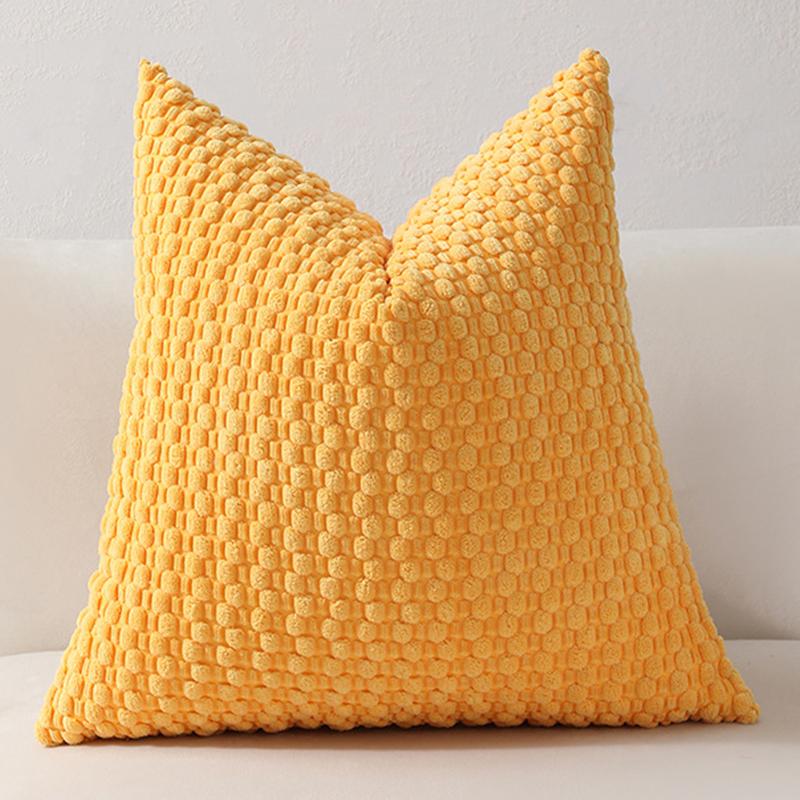 Soft Corduroy Throw Pillow Covers Solid Striped Cushion Cases For Home Sofa Living Room Bed Decoration