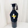2 шт./компл., фетровая выпускная винная куртка, крышка от бутылки, пальто для вина, набор крышек для бутылок, кепка для платья, топперы с мини-кисточкой, украшение для докторской вечеринки