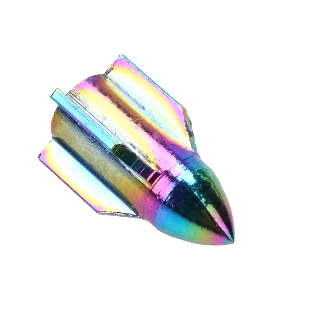 4 шт. Алюминиевые колпачки для вентилей автомобильных колес и шин в форме ракеты