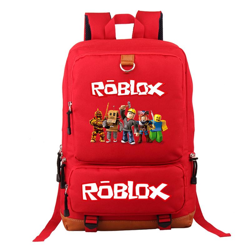 Game Merchandise Personalized Print Cartoon Backpack Virtual World Roblox Student Fashion Bag