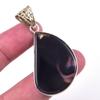 Natural Botswana Agate Gemstone 925 Solid Sterling Silver Gift Pendant 2" r0E87