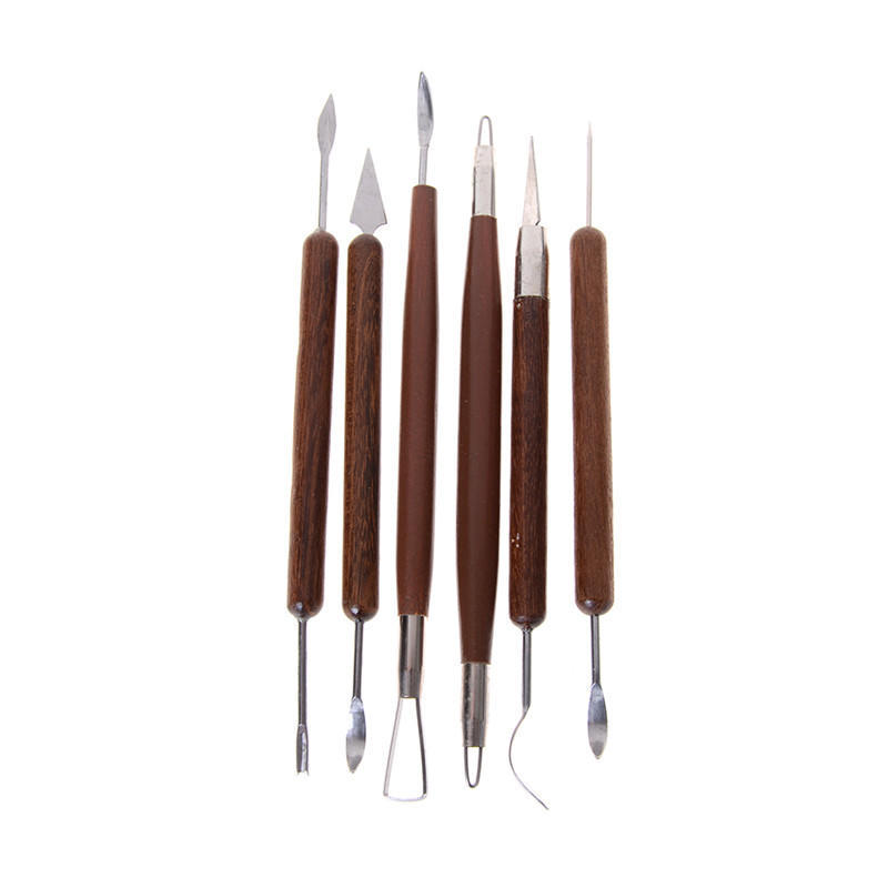 6 шт. лепка из глины воск резьба по керамике инструменты для самостоятельного изготовления формочки полимерное моделирование подарок