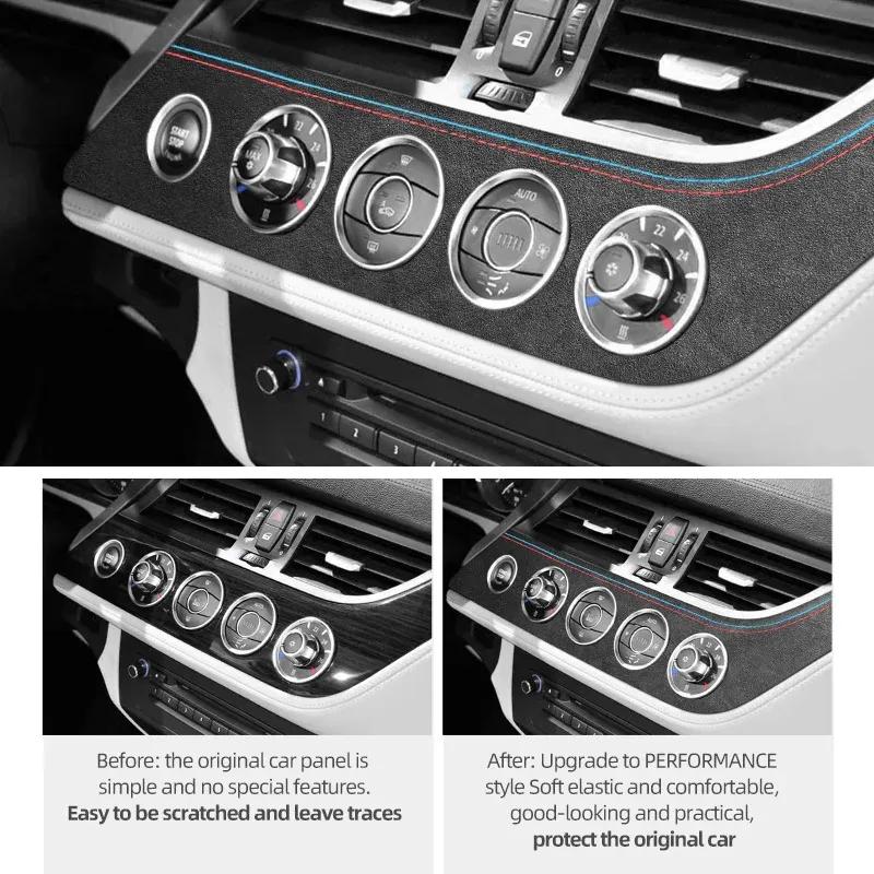 Для BMW Z4 E89 2009-2016 Панель приборов Накладка Отделка Полоса Performance Из Алькантары Наклейка Автомобиль Авто Аксессуар для интерьера