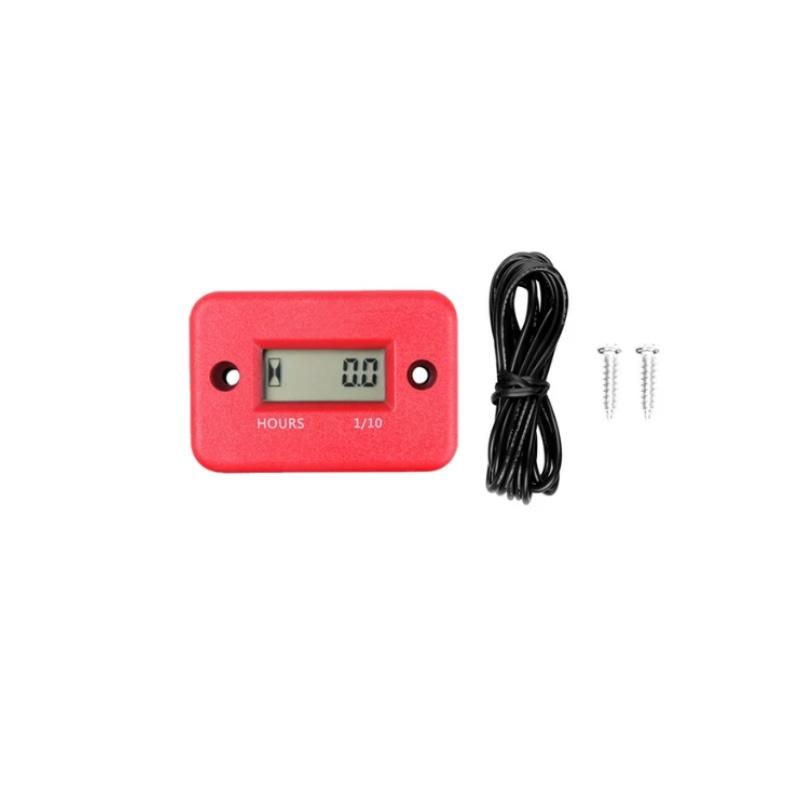 Цифровой счетчик моточасов ЖК-счетчик для квадроциклов, мотоциклов, приборов, часов, снегоходов, бензиновых лодок, генераторов, велосипедов, автомобилей, аксессуаров