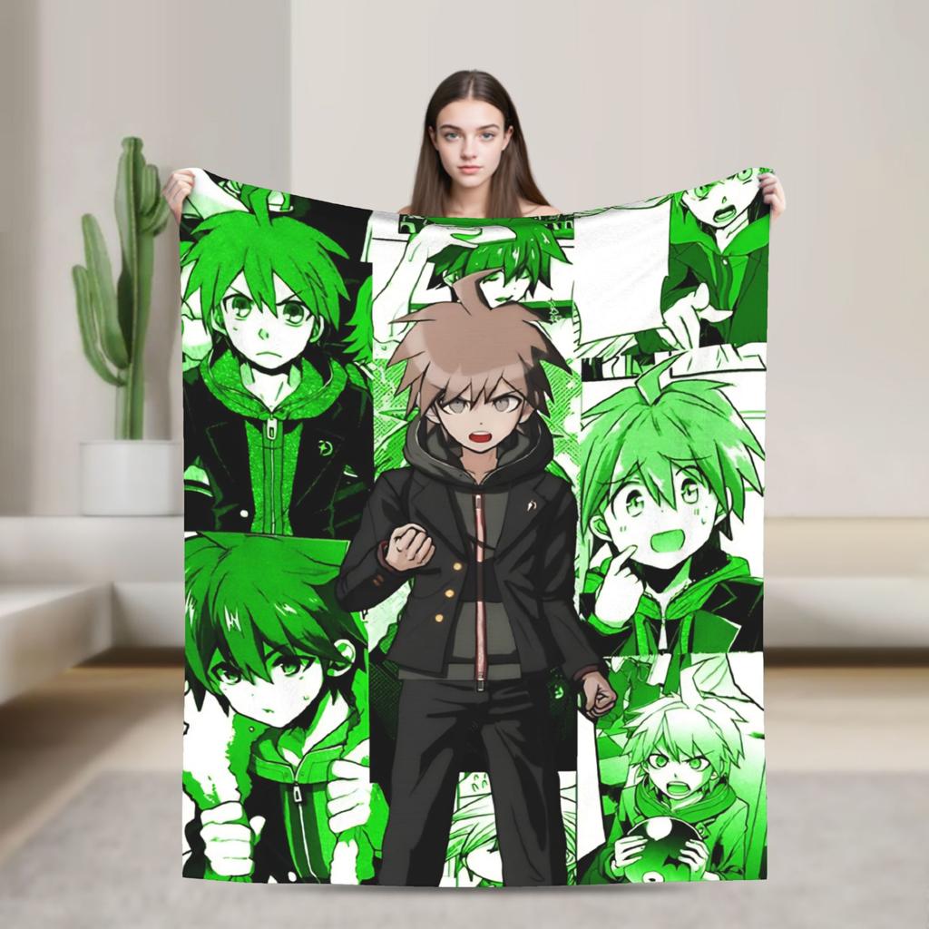 Shin TsukimiKanna Kizuchi Blanket Travel Office Throw Blanket For Couch Chair Sofa Bed Warm Soft Customized Quality Bedspread