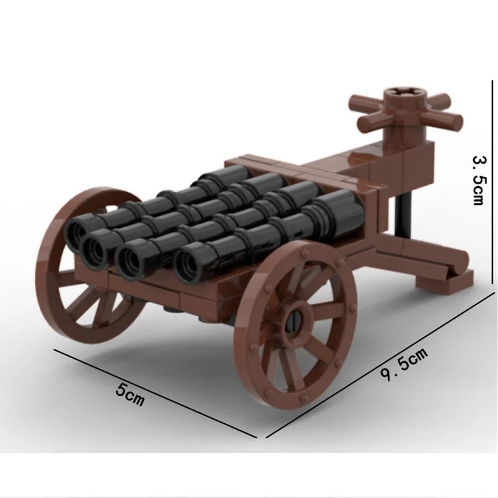 MOC Военные Строительные Блоки Фигурка Солдат Наполеоновских Войн Аксессуары Оружие Пушка Мешок с Песком Армия Пират Мини Кирпичик подарок X003 Сделай Сам