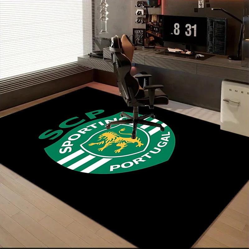 Sporting Cp Crest Emblem Rug Office Floor Mat - Machine Washable for Bedroom, bedroom, livingroom, Room Decor Fan Gifts Christmas