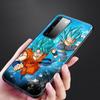 Чехол для Samsung Galaxy S20 S21 FE S10 Lite Note 20 10 Lite S8 S9 S10E S10 Plus Ultra Black Cover с изображением аниме Son Goku Ultra Instinct