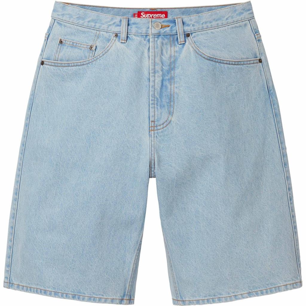 Supreme Свободные джинсовые шорты SUP-SS24-196