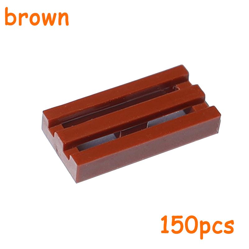 2412 30244 Building Blocks 150pcs MOC Parts Brick Tile Modified Special 1 x 2 Grille Assemble Particles