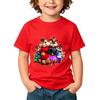 Детская футболка с принтом мультфильма Элвин и бурундуки Хлопок 2-12 лет Детские футболки Милые Топы для мальчиков и девочек Круглый вырез Короткий рукав Лето