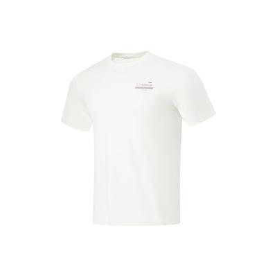 Li Ning Plain свитер с круглым вырезом спортивная футболка с коротким рукавом мужские топы Off-White ATSU065-2