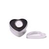 Silver/Red/Pink Heart Metal Box Empty Jewelry Box Heart-shaped Containers  for Candle