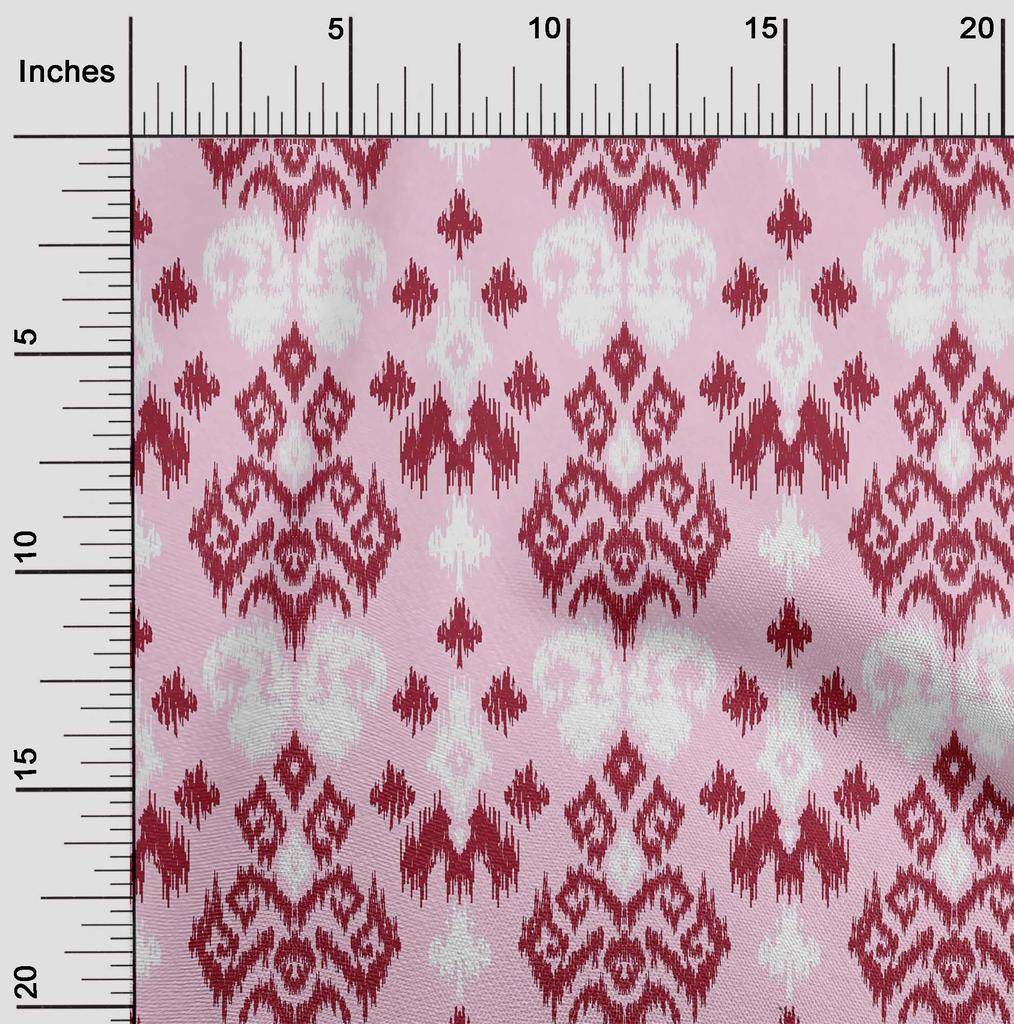 oneOone Ткань Cotton Flex с принтом Paisley Ikat, BTY, ширина 40 дюймов