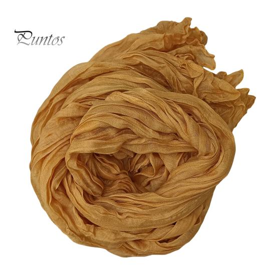 Women Scarf Solid Color Pleated Long Scarf Retro Autumn Winter Warm Long Scarf Soft Vintage Inspired Scarf