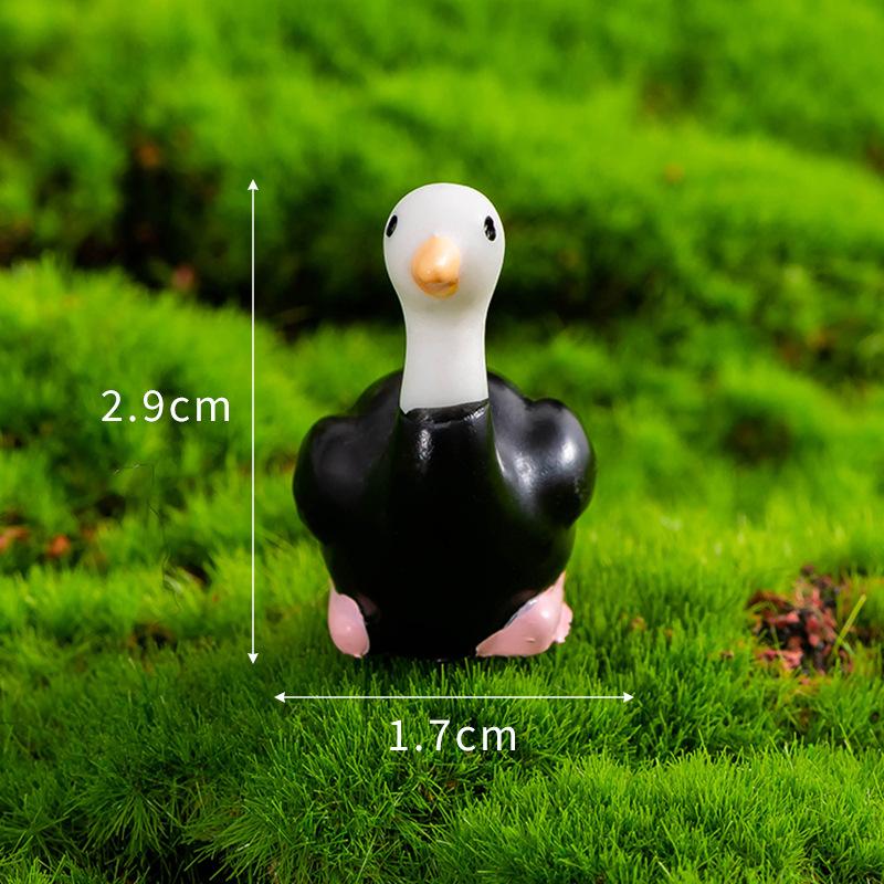 Мох Микроландшафт Украшение Мультфильм Милая Птица Утконос Фламинго Орел Животное Украшение Садовое Украшение