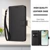 Кожаный кошелек-книжка для Nokia C01 Plus C30 C10 C20 C300 C02 C32 C12 X30 X20 X10 G21 G11 G20 G10 G400 G42 G22 из ПУ с 9 отделениями для карт и ремешком на запястье