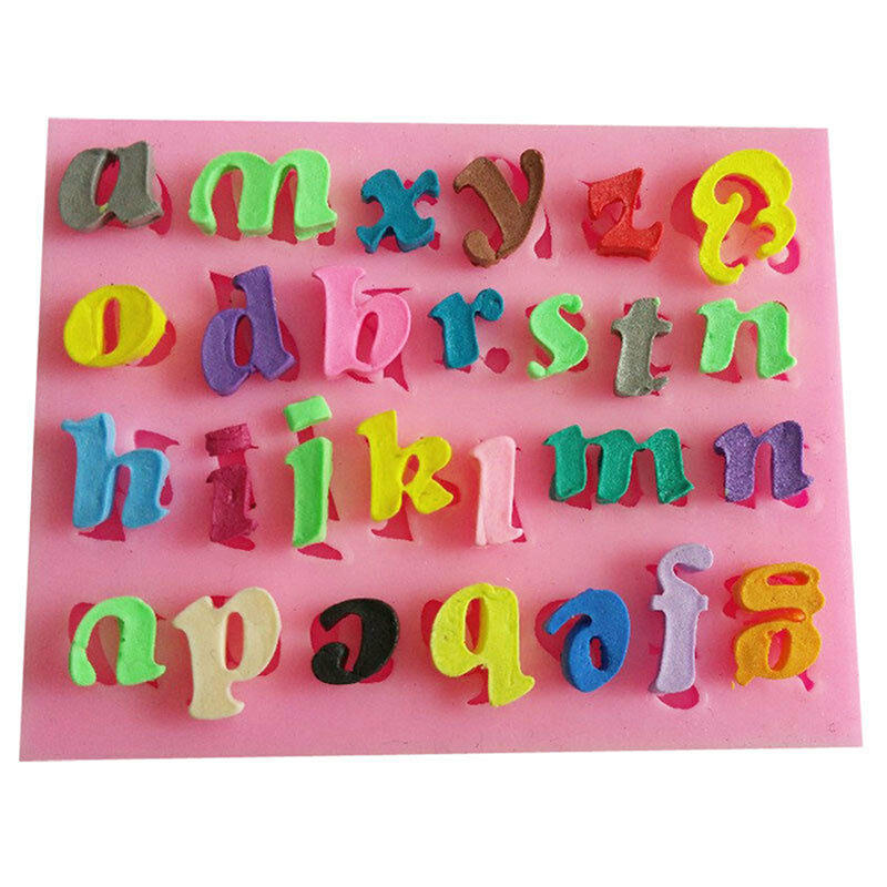 Креативная силиконовая форма для торта с цифрами и буквами алфавита, форма для изготовления мастики своими руками, для шоколада, сахара, мыла