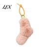 Backpacks Hanging Decoration Plush Twist Knot Bag Charm, Fuzzy Keychain Pendant, Car Key Accessory for Backpacks, Handbags, Purse, Keys Fluffy Charm