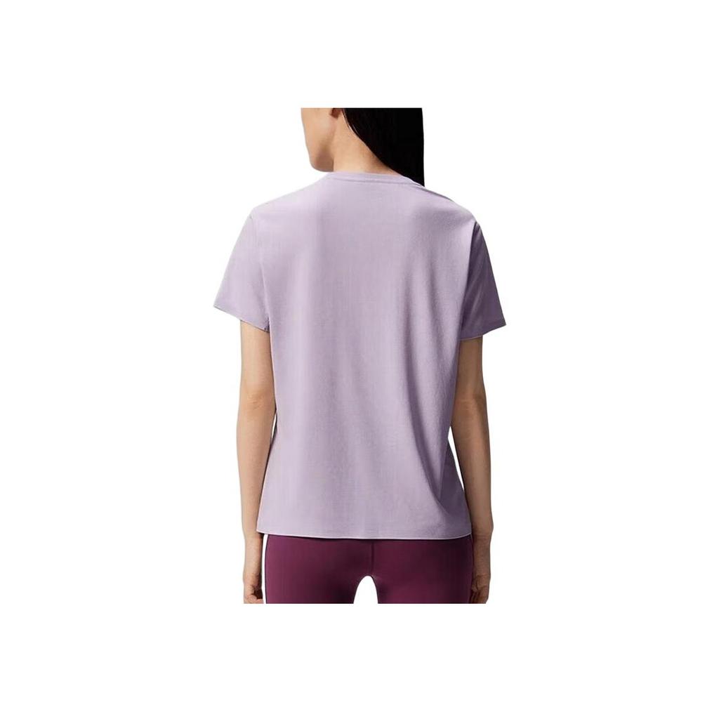 SAUCONY Running Training Series Soul Runner Simple Versatile Fashion Round Neck Short Sleeve T-Shirt Women T-Shirts Lilac-Purple SA1250ST63T-PP094