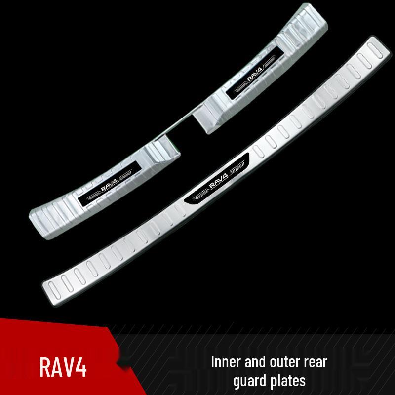 Накладка на порог из нержавеющей стали для Toyota RAV4 2024
