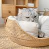 1шт Four Seasons Pet Bed Cannel для кошек, щенков, собак, диван, ручная работа, плетение из бамбука, кошачье уютное гнездо, аксессуары для домашних животных