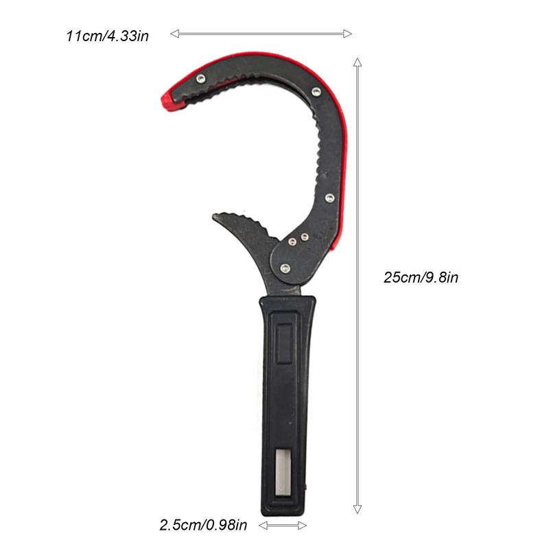 Ключ для масляного фильтра с длинной ручкой и широким отверстием для масляного фильтра мотоцикла, эргономичный нескользящий инструмент для масляного фильтра для легкого снятия