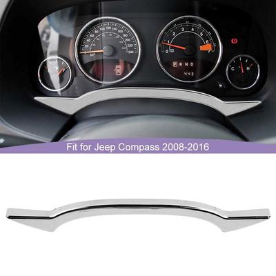  Наклейка на приборную панель из АБС-пластика, подходит для Jeep Patriot 2011-2016, для Jeep Compass 2008-2016, аксессуары для интерьера