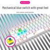 Механическая игровая клавиатура R8 с 61 клавишей RGB — синие переключатели, подсветка