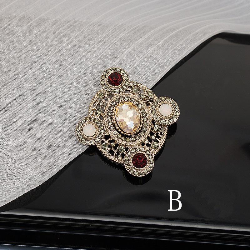 Винтажная барочная придворная брошь: Средневековые украшения на булавках для мужчин и женщин