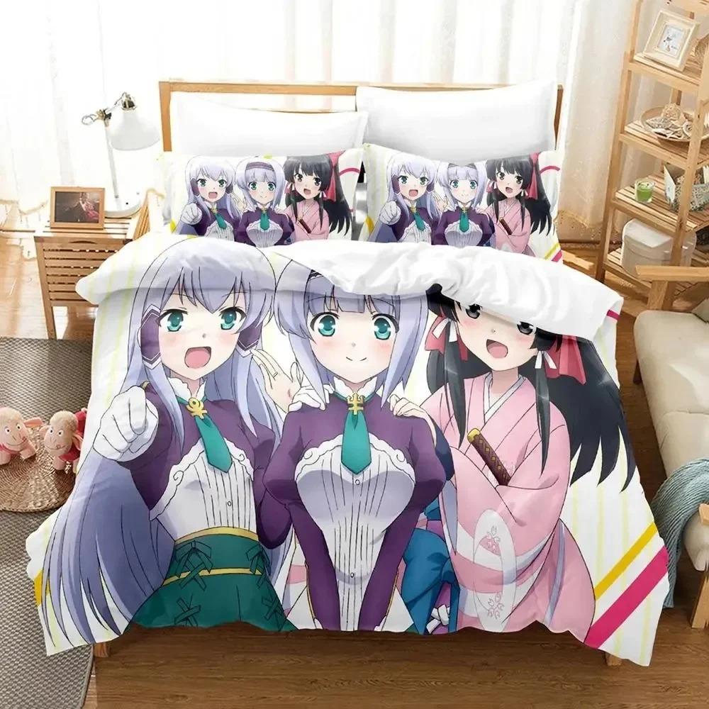 In Another World with My Smartphone Bedding Set Duvet Cover Bed Set Quilt Cover Pillowcase Comforter King Queen Size Boys Adult