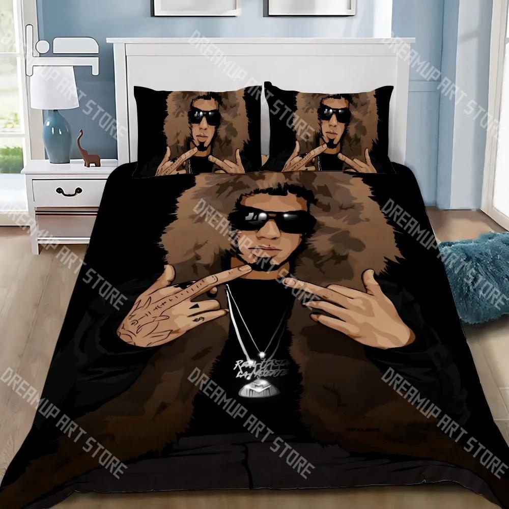 3D Печать Anuel AA Hasta La Muerte Комплект постельного белья Односпальный Queen King Полный размер Пододеяльник Наволочка Постель Мальчики Девочки Взрослый Дом