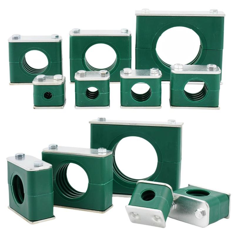 1pcs 6.4-44.5mm Diameter Pipe Bolted Plastic Clip Single Hole Standard Hydraulic Pipe Clamp Tube Fastener Assortment Kit Durable