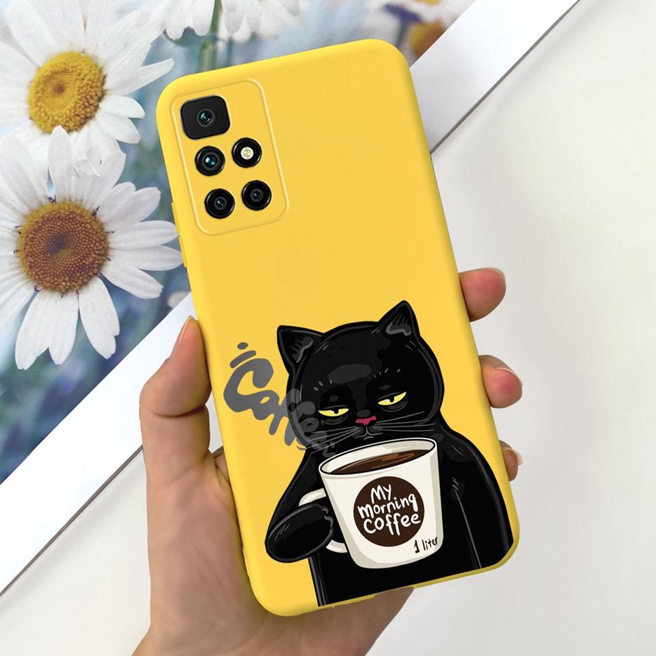Для Xiaomi Redmi 10 2022 Чехол Милые Астронавты Мультяшная Крышка Мягкий Силиконовый Чехол Для Телефона Для Redmi 10 Prime Redmi10 Задняя Крышка Coque