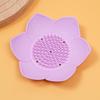 Силиконовая 3D мыльница «Лотос» без перфорации, стойка для хранения для ванной комнаты