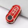 Golden Edge Key Case for Fiat 500 Bravo Iveco Daily Car Keys Protective Cover
