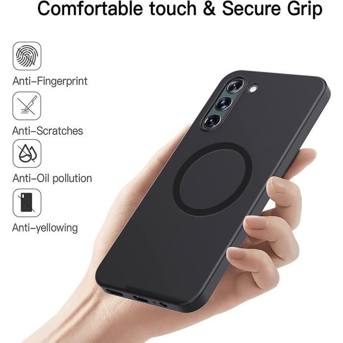 Защитный чехол - BOOLING - для Samsung Galaxy S23 Plus - Гибкий - Черный - Ударопрочный и устойчивый к царапинам