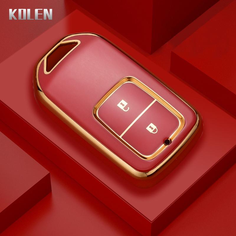 Чехол для дистанционного ключа из ТПУ для Honda CRV CR-V Fit Civic Accord HR-V HRV City Odyssey XR-V, защитный держатель без ключа