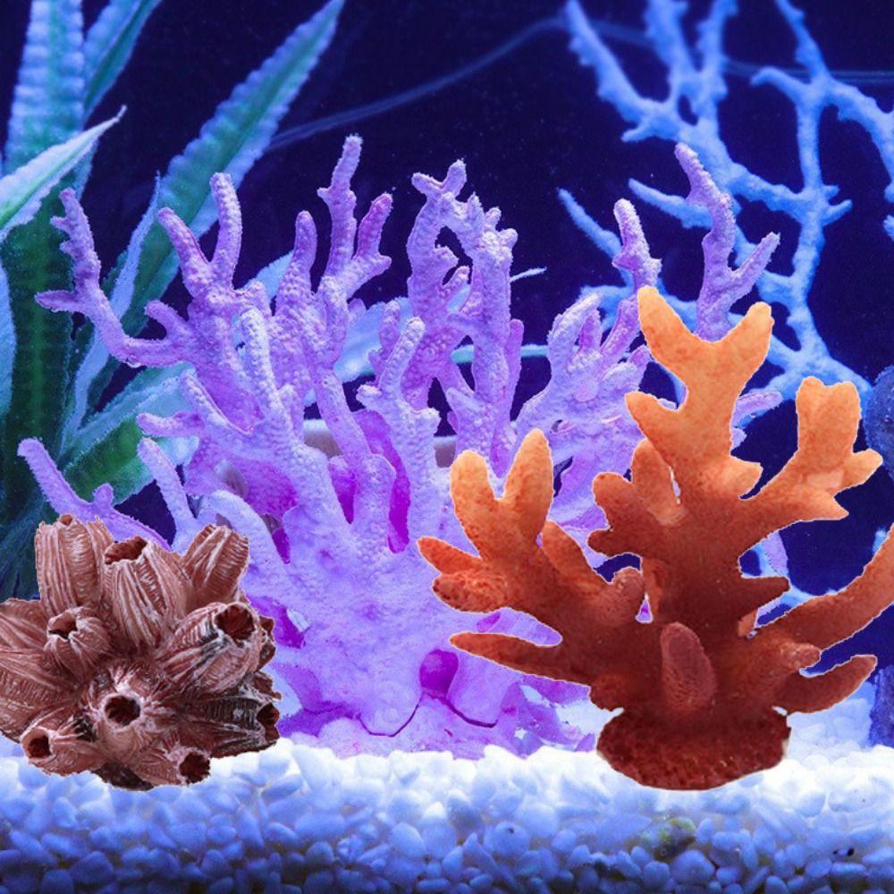 Tank Decor Lifelike Simulation Artificial Aquatic Ornament Coral Reef Sea Coral Aquarium Plants
