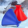Conical Ice Scraper For Cars 2 In 1 Plastic + Funnel