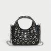 Small Women Fashion Bag Shoulder Chain Hollow Bag Women's Bag Mini Small Bag Retro Handbag Hollow Chain Flap Bag