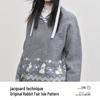 Женский вязаный свитер Ledin с узором Fair Isle свободного кроя