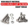 800pcs/Stainless Steel Hex Bolts, Screws, Nuts, Springs, Washers, J Nut Set, M3 M4 M5 M6 Machine Screws, Repair Tool Set