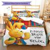 Felix Circus Bedding Quilt Set Quilt Cover Pillowcase Home Decoration Birthday Gift (1 * duvet cover + 2 * pillowcase, without core)